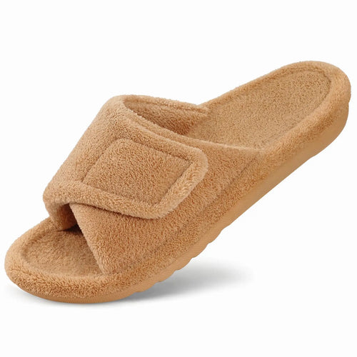 Soka Snugz fuzzy slipper - Khaki