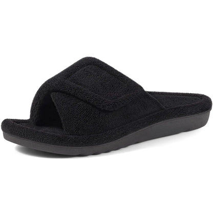Soka Snugz fuzzy slipper - Black