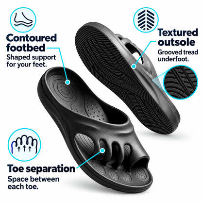 Soka Toezen™ Women's Toe-Spacer Arch Support Slides